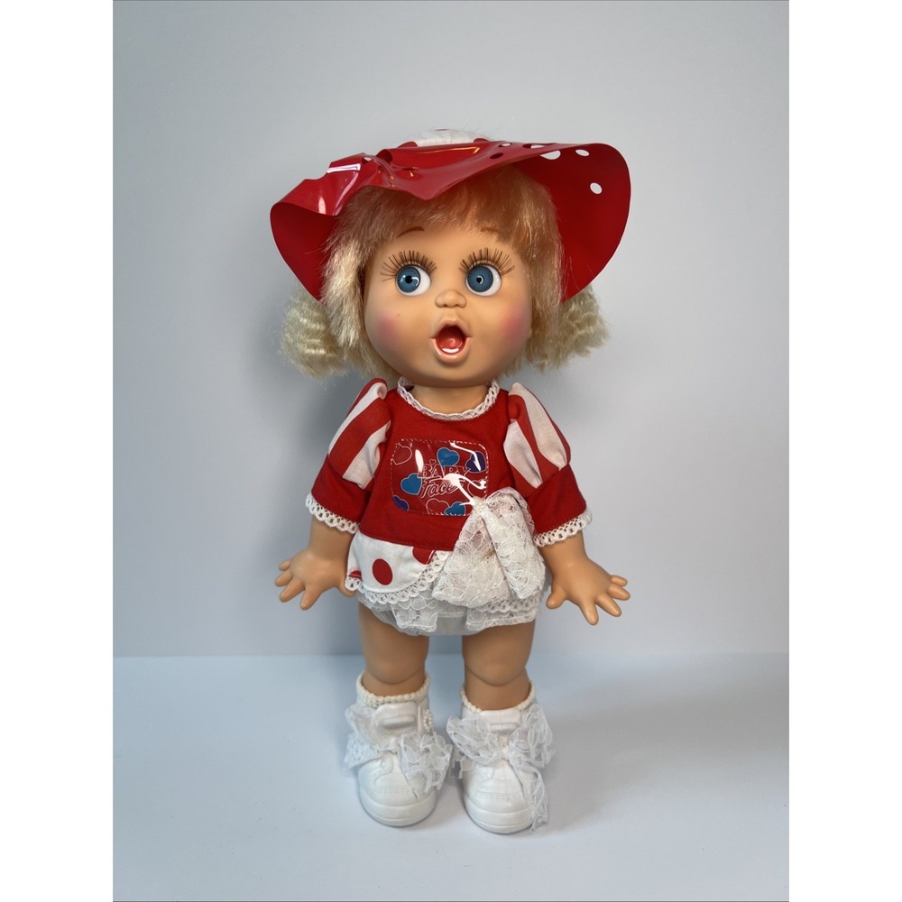 Vintage 1990 Galoob Baby Face So Surprised Suzie #2 Complete Original Outfit